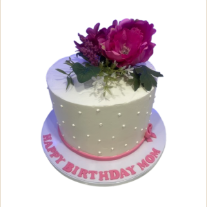 Vanilla Cake Fake Floral