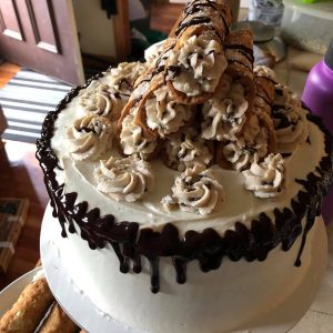 8 inch Cannoli cakes